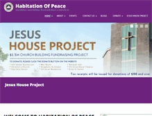 Tablet Screenshot of habitationofpeace.ca